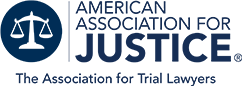 Logo Recognizing The Mottley Law Firm PLC's affiliation with American Association for Justice
